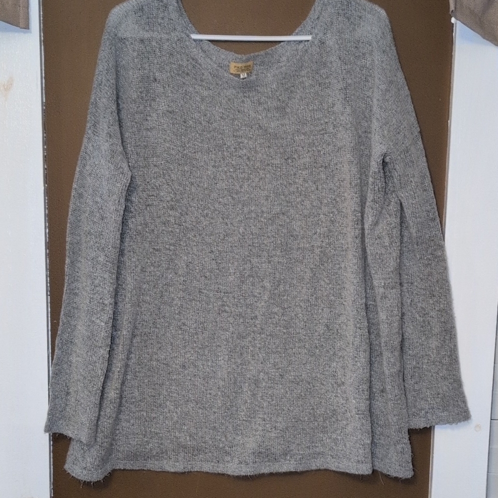 Piko 1988 Heather Gray Women's Sweater
